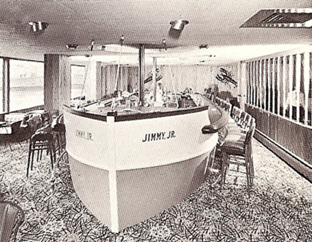 The famed Jimmy's boat bar, Jimmy Jr